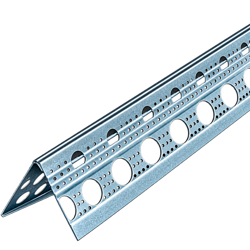 DELİKLİ ALÇIPAN KÖŞE PROFİLİ 0.25 mm 2,70 mt