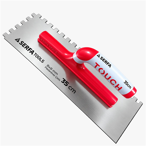 SERFA AÇIK SAPLI TOUCH KARE DİŞLİ MALA 35 cm 195