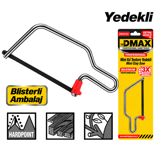 DMAX MİNİ KIL TESTERESİ YEDEKLİ DMX4163
