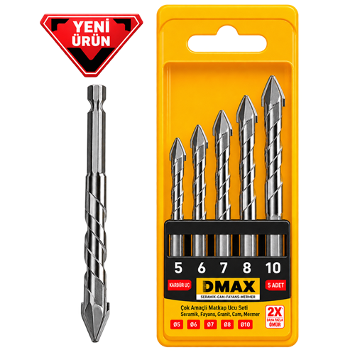 DMAX CAM SERAMİK DELME MATKAP UCU  6 mm DMX4341