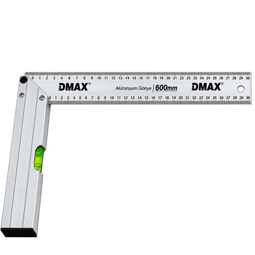 DMAX ALÜMİNYUM MARANGOZ GÖNYE TERAZİLİ 500 mm DMX4561