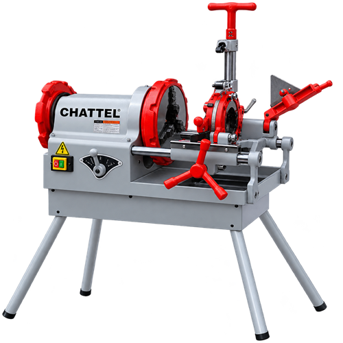 CHATTEL TEZGAH TİPİ ELEKTRİKLİ BORU PAFTASI 900W 1/2-4 220V CHT3008